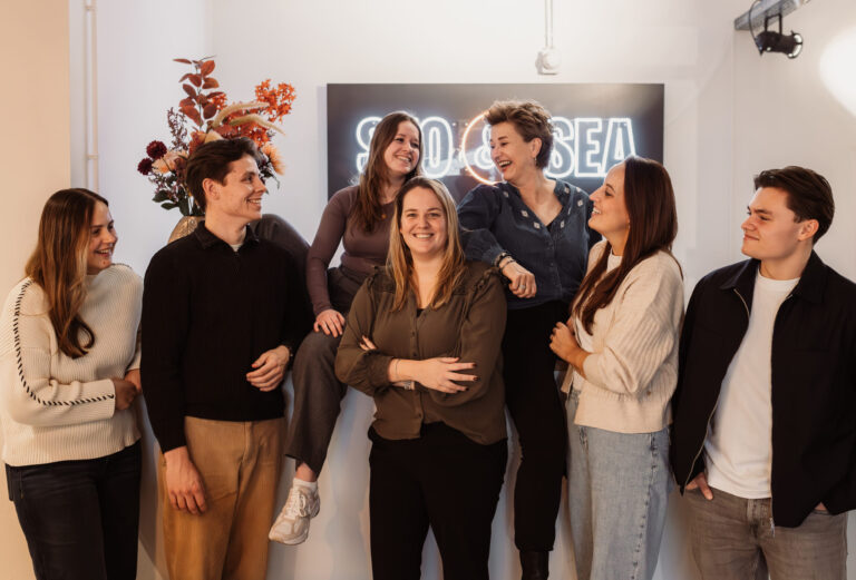 SEO&SEA online marketing groepsfoto van het team.